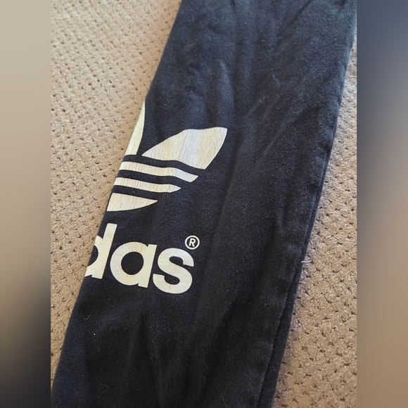 Adidas Originals Trefoil Legging Women's medium black leggings - Picture 14 of 16